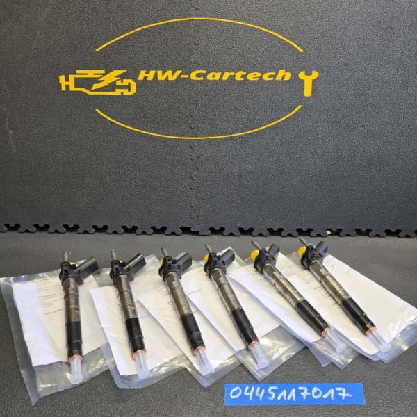 6 x Injektoren Einspritzdüse BMW 0445117017 123d 535d 740d E81 E87 E88 E82 F10 F18 F07 F11 F01 F02 E70 E71 überholt
